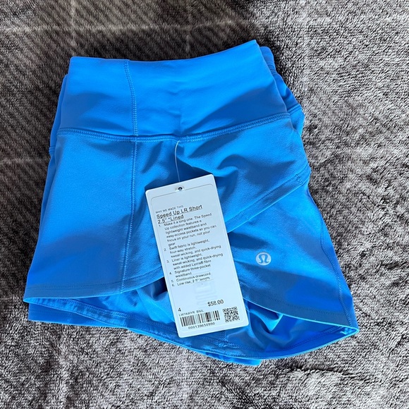 Lululemon Speed up 2.5 LR short BLUE NILE - Picture 11 of 12